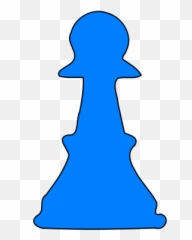 Blue Pawn Chess Piece - Png Emoji