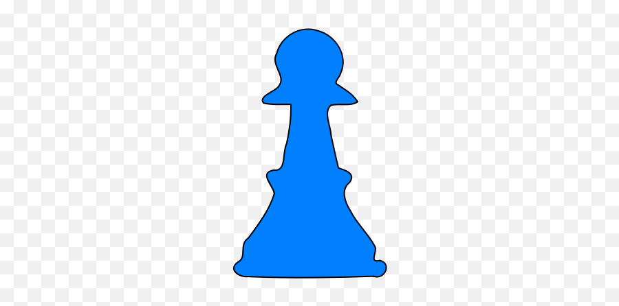 Blue Pawn Chess Piece - Blue Pawn Png Emoji,Chess King Emoji