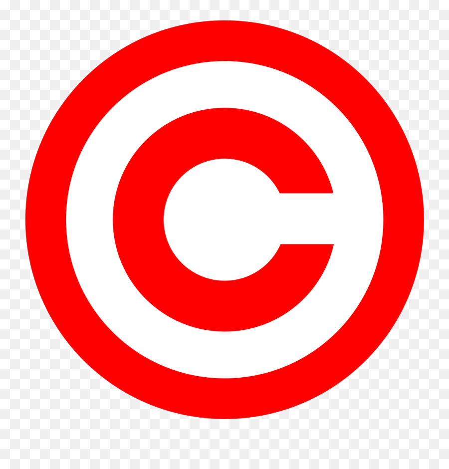 Red Copyright - Red Copyright Symbol Emoji,Texas Emoji