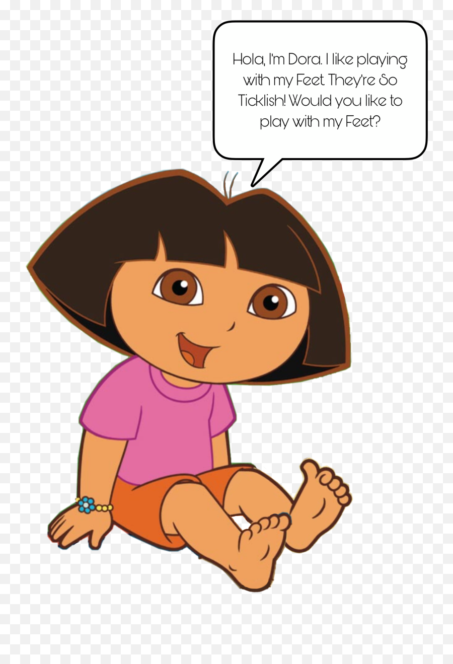 Dora The Explorer Dora Feet Emoji,Happy Feet Emoji