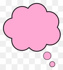 Clipart Cloud Thought Bubble - Speech Color Transparent Emoji