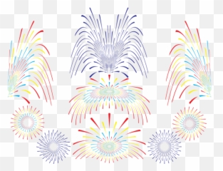 Fireworks Vector Set - Jogos De Artificios Png Emoji