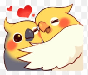 Cockatiel Calopsita Love Cute Kawaii - Cockatiel Cute Art Emoji,Cockatiel Emoji