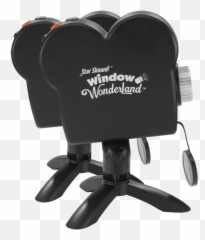 Window Wonderland Deluxe Holiday Projectors - Christmas Day Emoji,Black Santa Emoji Pillow