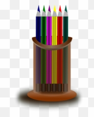 Coloerd Creioane Stau Imaginea - Stand Pencil Clipart Emoji