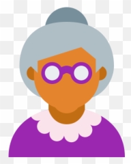 Old Age Icon - Free Download PNG and Vector Woman Emoji