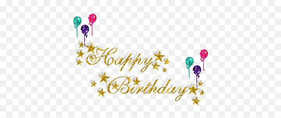 Happy Birthday Glitter Gif Picgifscom - Happy Birthday Glitter Emoji,Birthday Emoticons For Facebook