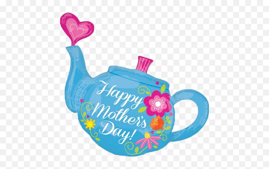 33 Happy Mothers Day Teapot Balloon - Happy Mothers Day 2019 Date Emoji,Mothers Day Emoji