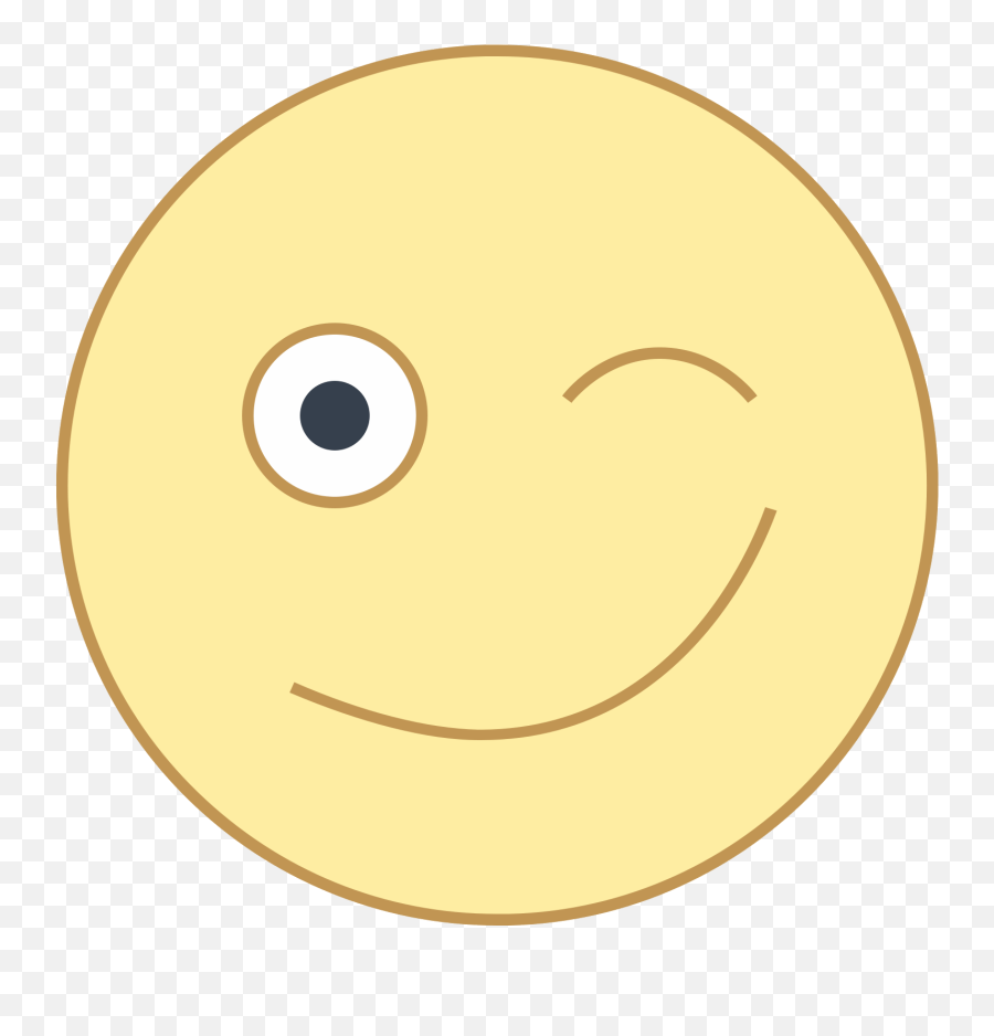 The Best Free Wink Vector Images - Circle Emoji,Beaker Emoji