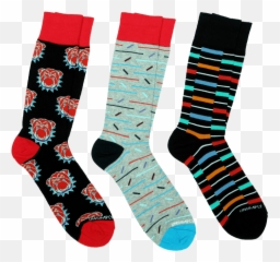 Unsimply Stitched 3 - Orange And Black Striped Socks Emoji