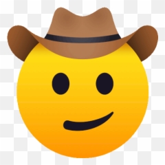 Cowboy Hat Face Joypixels Gif - Emoji