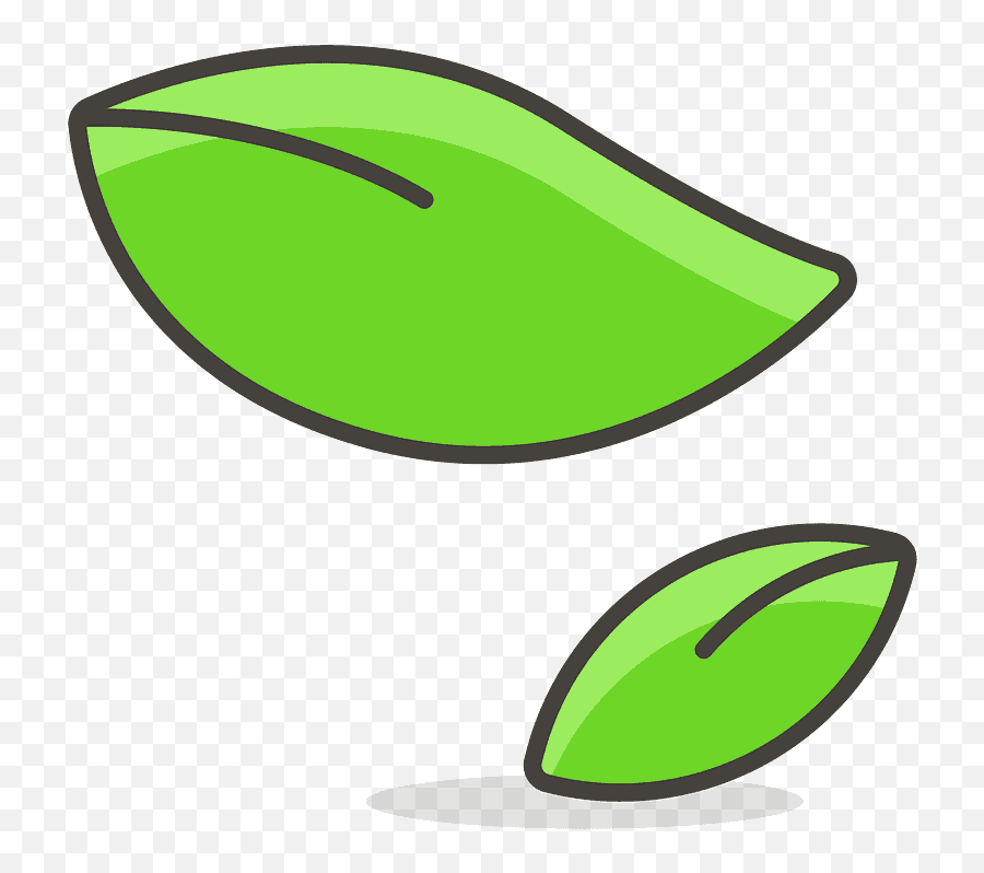 Leaf Fluttering In Wind Emoji Clipart - Fresh,Leaves Emoji