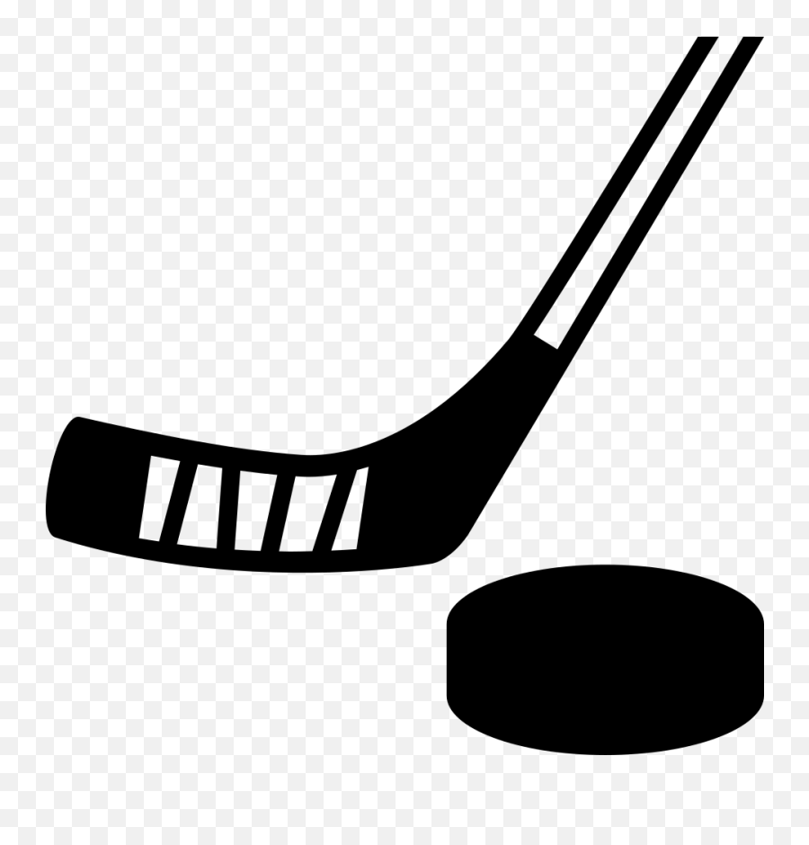 Emojione Bw 1f3d2 - Ice Hockey Stick Svg Emoji,Ice Emoji