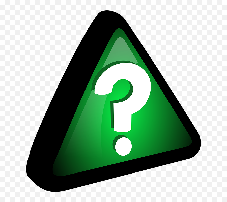 Free Question Mark Question Vectors - Triangle Question Mark Emoji,Shrug Emoji