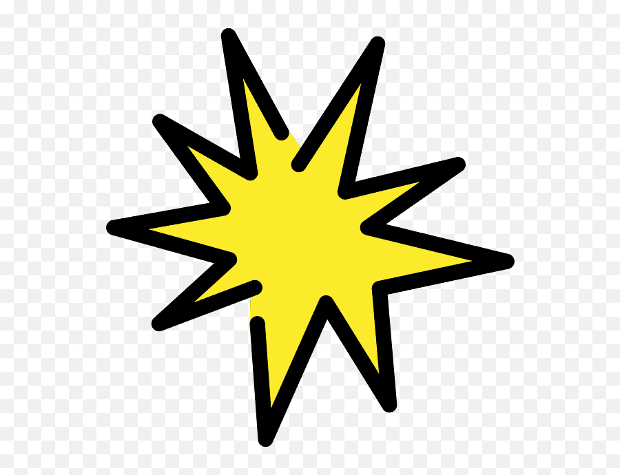 Collision Emoji Clipart Free Download Transparent Png - Collision Symbol,Star Gun Bomb Emoji