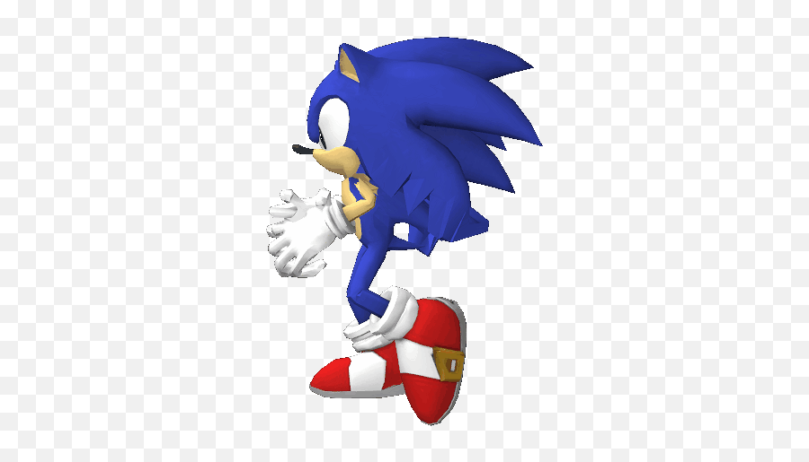 Sonic Gif - Transparent Sonic Animated Gif Emoji,Sonic The Hedgehog Emoji