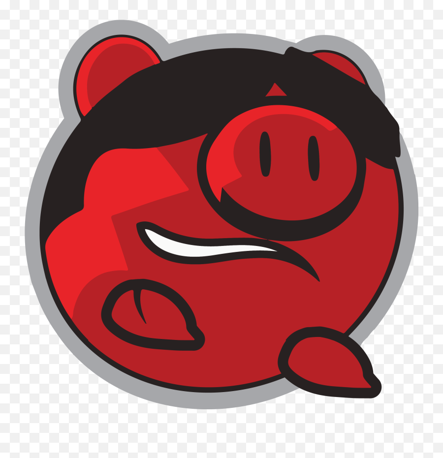 Savannah - Cartoon Emoji,Piggy Emoticon