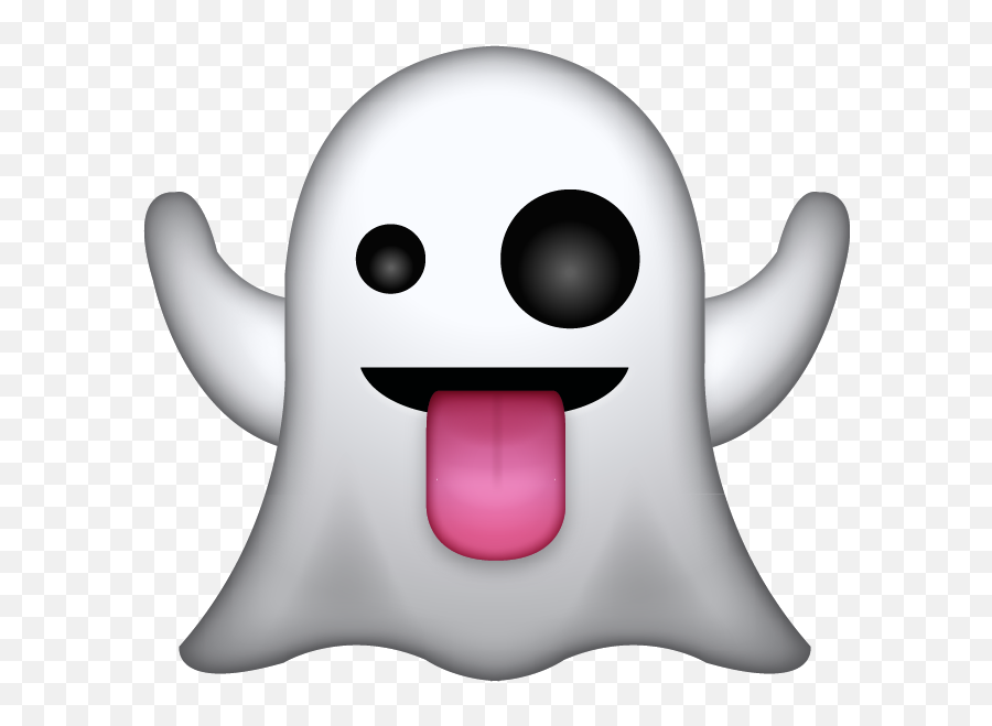 Ghost Png - Ghost Emoji Png,Ghost Emoji