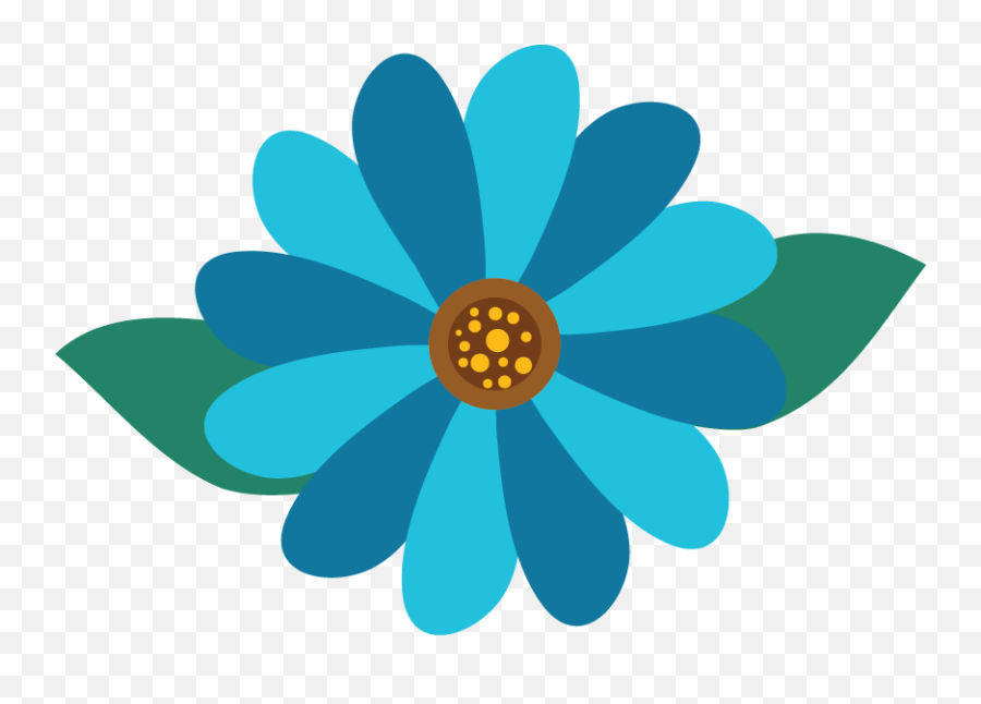 Black Outline Flower - Clip Art Emoji,Blue Flower Emoji