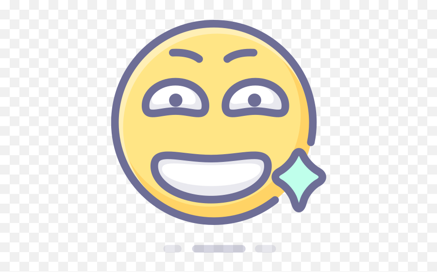 Emoji Emoticon Face Grimacing Smiley Free Icon Of Emotion - Smiley,Grimacing Emoji