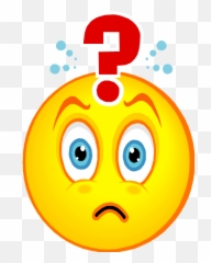 Confused Look Clipart - Face Art Emoji