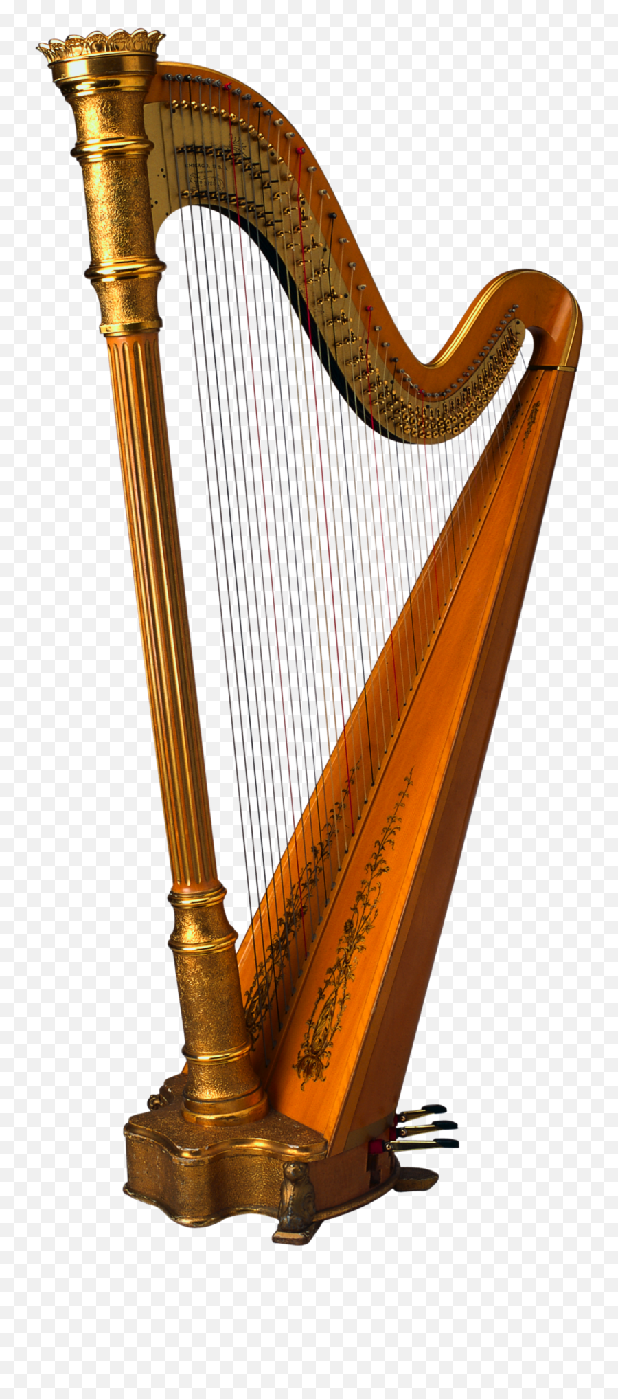 Harp Instrument Freetoedit - Harp Png Emoji,Harp Emoji