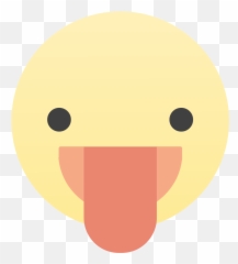 Antu Face - Cartoon Emoji,Raspberry Emoticon