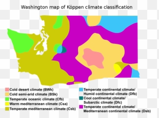 Climate Classification - Washington State Koppen Emoji