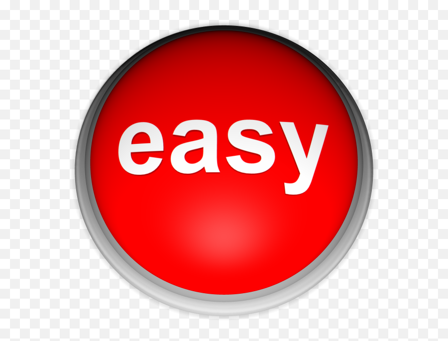 The Easy Button - Circle Emoji,Paint Bucket Emoji
