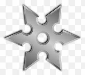 Shuriken Throwing Star Ninja - Transparent Ninja Shuriken Png Emoji,Throwing Stars Emoji