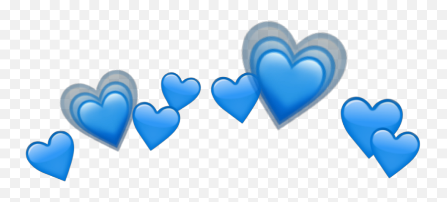 Blue Heart Tumblr Png Clipart Png - Purple Hearts Emoji Png,Blue Heart Emoji