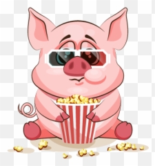 Pig Emoji Png 3 Png Image - Popcorn,Pig Emoji