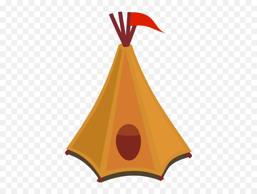 Tent Clip Art Brown Tents Image - Tipi Tenten Cartoon Emoji,Tent Emoji