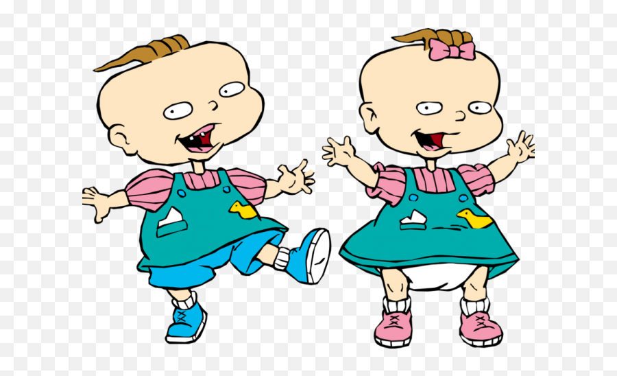 Twins Clipart Transparent - Rugrats Png Emoji,Twin Emoji