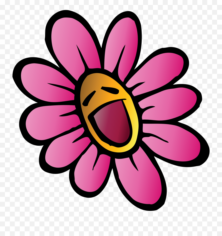 Library Of Smiling Flower Vector Download Png Files - Graffiti Clipart Emoji,Flower Emoji Copy And Paste