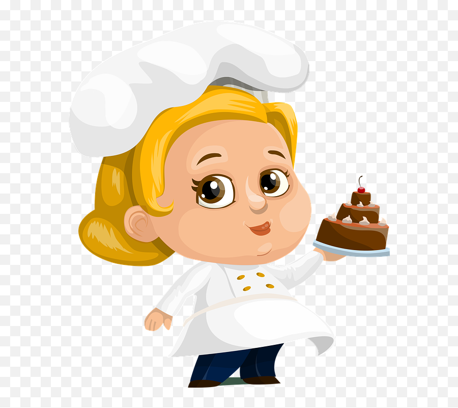 Chef Cake Woman Lady Female Chubby Hat D 33653 - Png Images Pastry Cook Cartoon Emoji,Chef Hat Emoji
