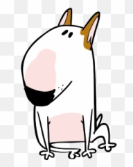 Think Bull Terrier Sticker In 2020 - Animated Gif Confused Emoji