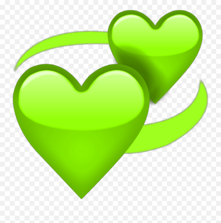 Trending Greenheart Stickers - Heart Emoji,Green Heart Emoticon