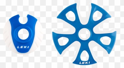 Mountain Basket For Trekking Poles - Leki Powder Baskets Bluebird Vario Emoji