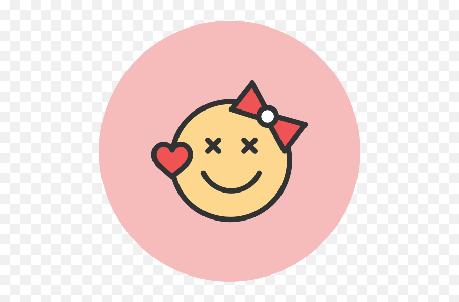 Girl Smiley Icon - Smiley Emoji,Xoxo Emoticons