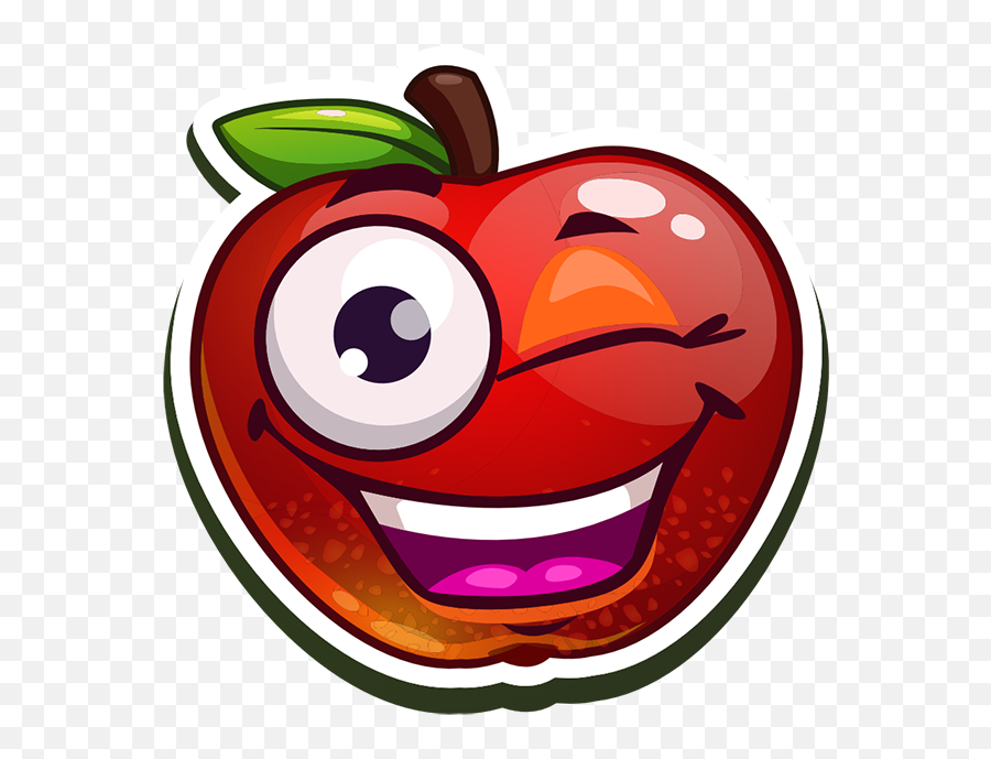 Funny Fruits Stickers By Oleg Sul - Cartoon Emoji,Fruit Emoticon