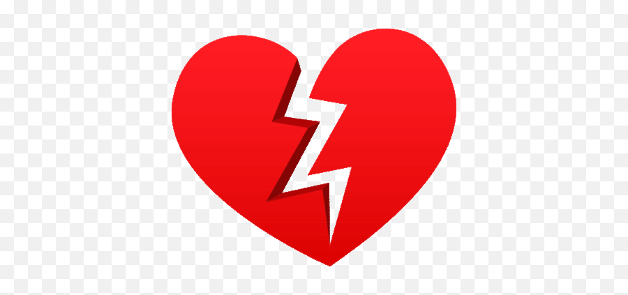 Broken Heart Joypixels Gif - Emoji Domain,Heartbreak Emoji