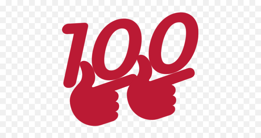 Download Hd Morebetter100think Discord Emoji - Clip Art,100 Emoji Png