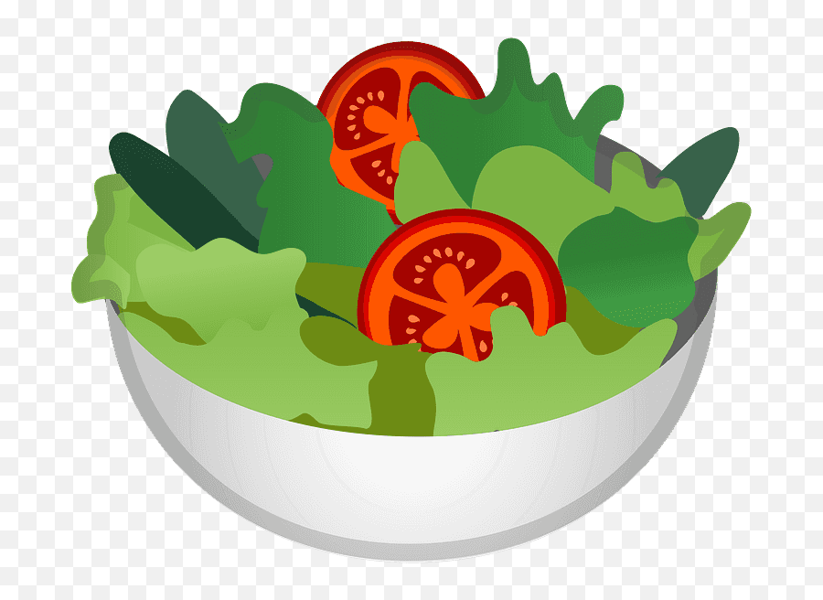 Green Salad Emoji Clipart - Salad Emoji,Green Emojis