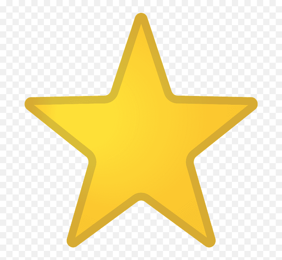 Star Emoji Clipart - Clip Art Gold Star,Glowing Star Emoji
