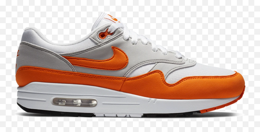 7 White - Air Max 1 Anniversary Orange Emoji,Emoji Shoes Jordans