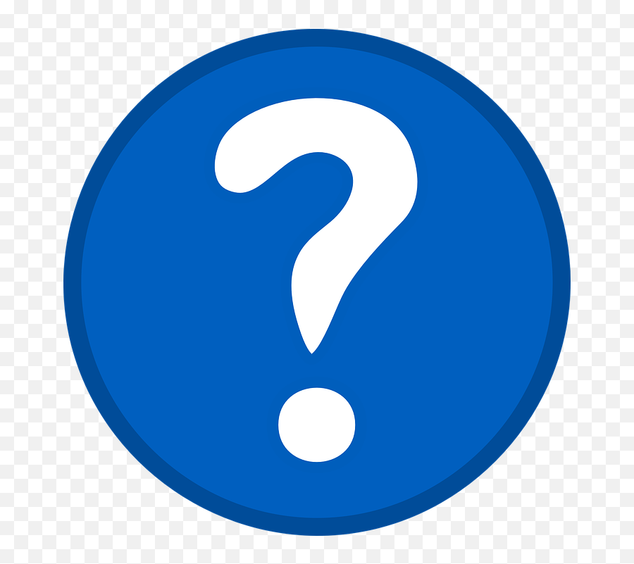 Free Question Mark Question Vectors - Question Mark Blue Circle Emoji,Shrug Emoji