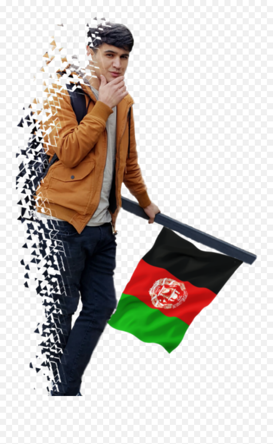 Afghanistan Afghan Sticker By Hussain Afghanistan - Smart Casual Emoji,Afghan Flag Emoji