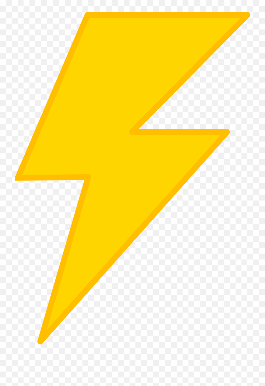 Blue Sky Clipart - Transparent Background Lightning Bolt Clipart Lightning Transparent Background Emoji,Emoji Lightning Bolt