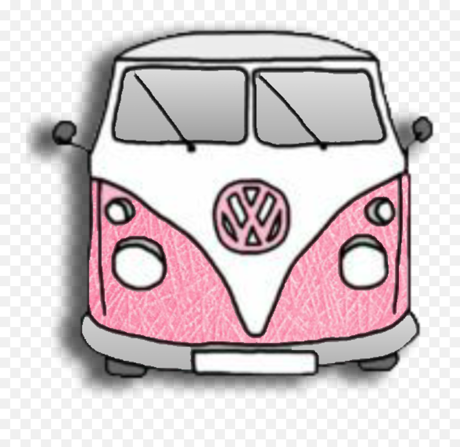 Volkswagenbus Volkswagen Van Vehicle - Volkswagen Van Cartoon Emoji,Vw Emoji